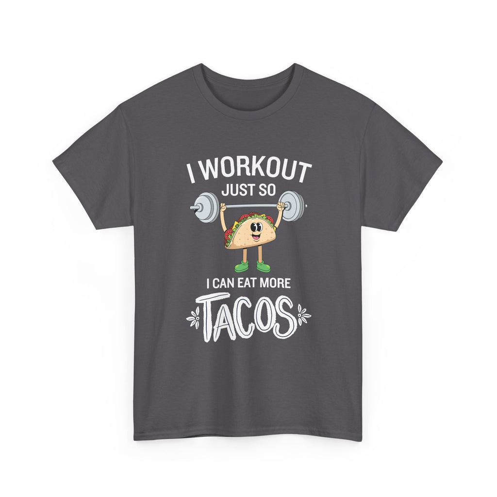 Taco Weightlifter T‑Shirt — Cute Fitness Taco Graphic Tee