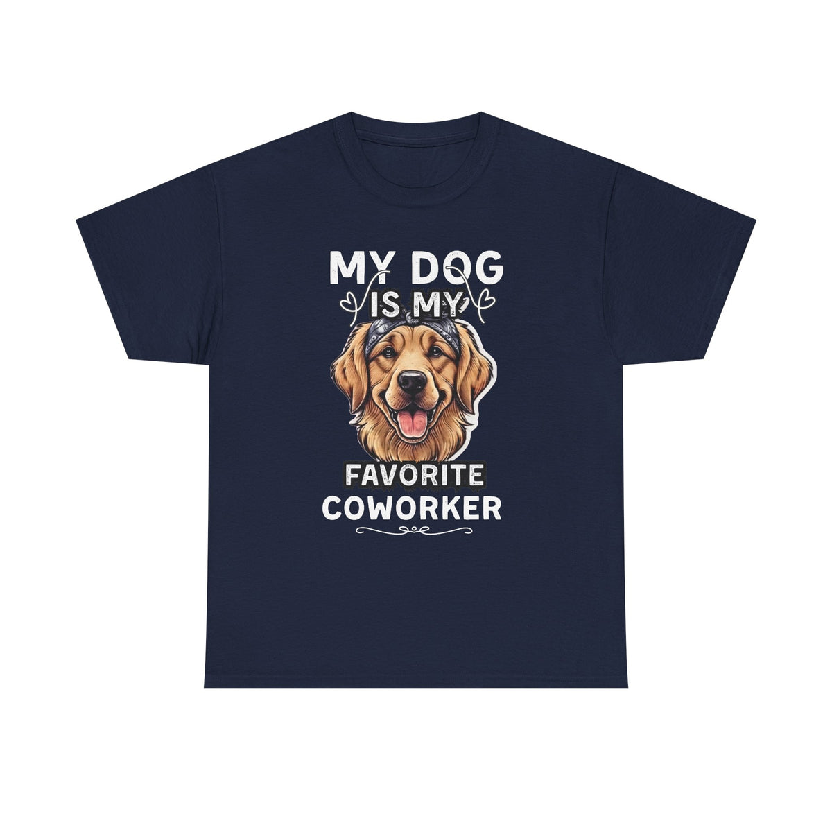 My Dog Is My Favorite Coworker T‑Shirt — Funny Dog Lover Tee