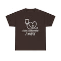 Nurse Chaos Coordinator T‑Shirt — Stethoscope Heart Graphic