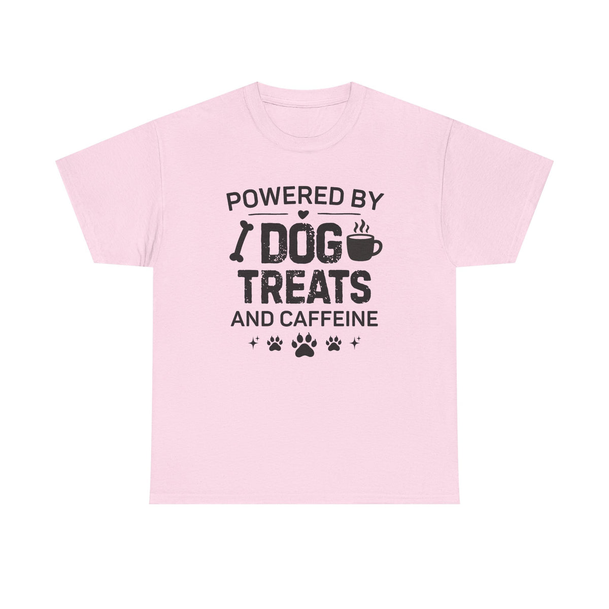 Dog Treats & Caffeine T‑Shirt — Funny Dog Lover Tee