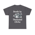 Camera & Skull Graphic Tee — Vintage Film Photography T-Shirt
