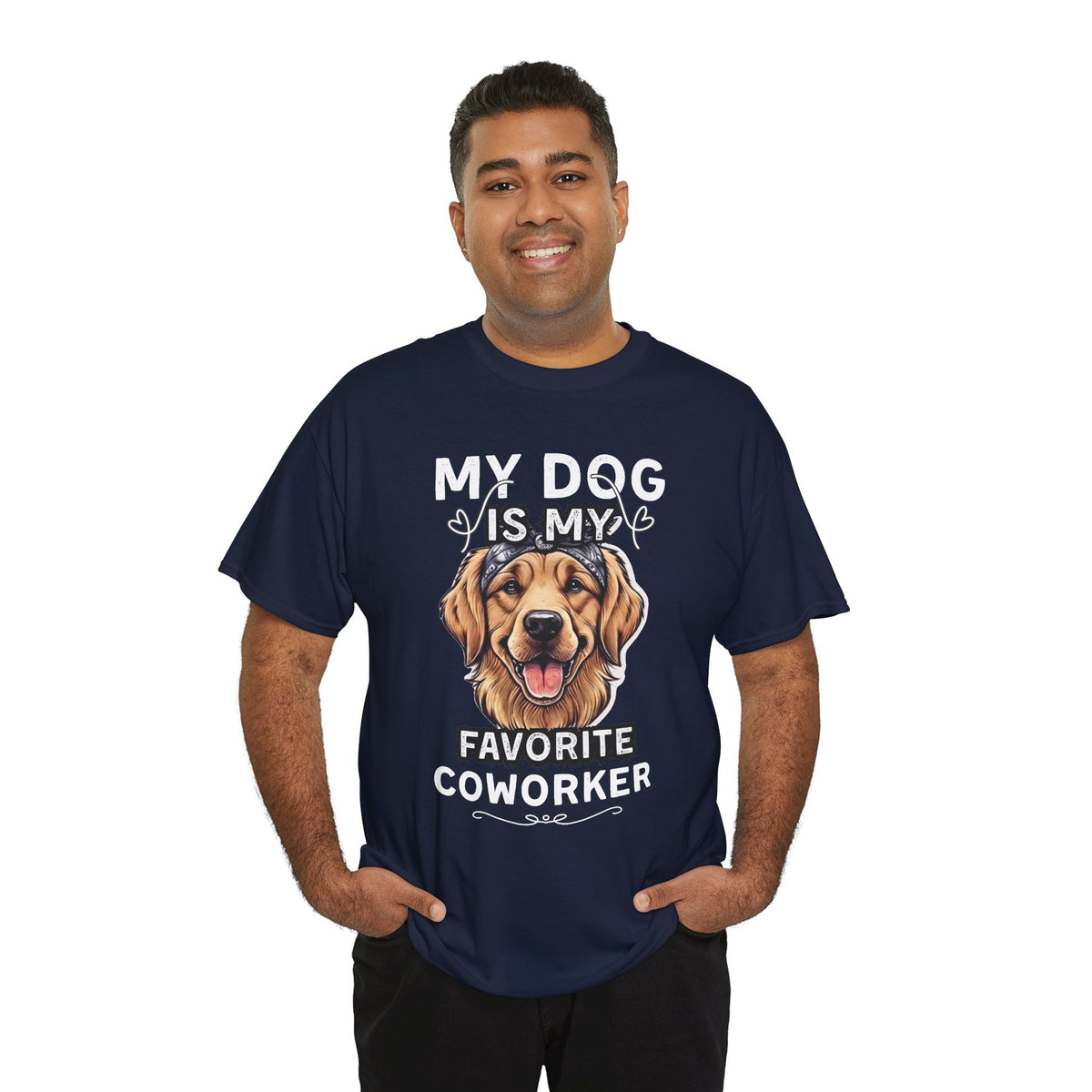 My Dog Is My Favorite Coworker T‑Shirt — Funny Dog Lover Tee