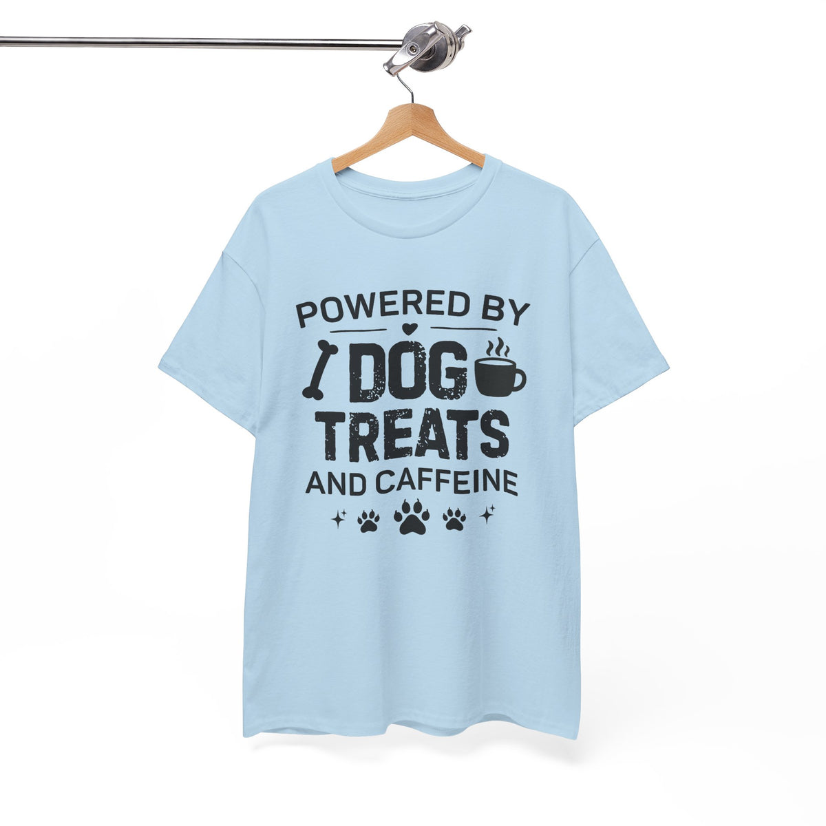 Dog Treats & Caffeine T‑Shirt — Funny Dog Lover Tee