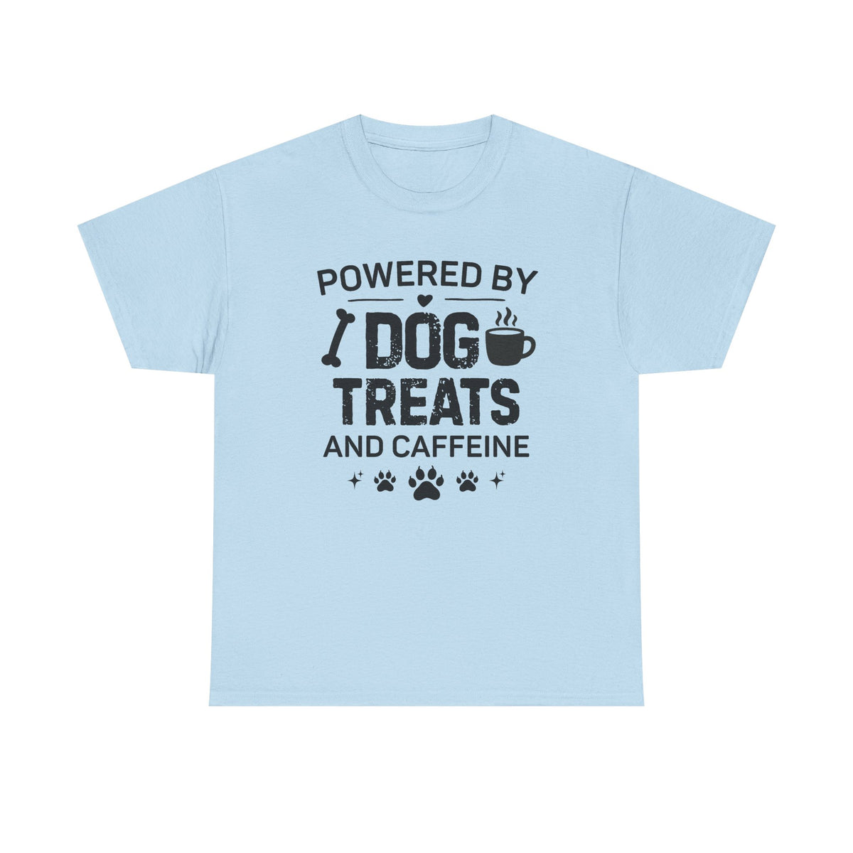 Dog Treats & Caffeine T‑Shirt — Funny Dog Lover Tee
