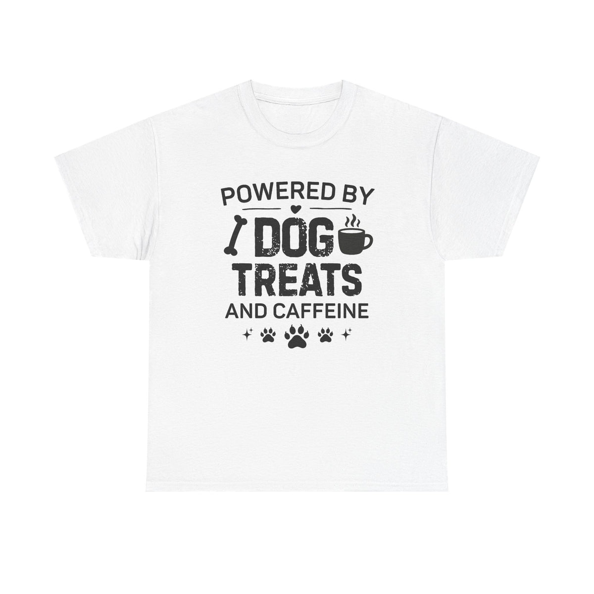 Dog Treats & Caffeine T‑Shirt — Funny Dog Lover Tee