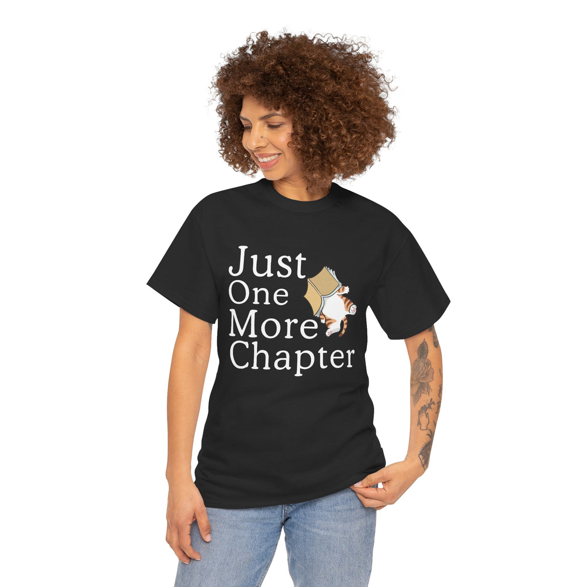 Just One More Chapter T-Shirt — Book Lover Reading Tee