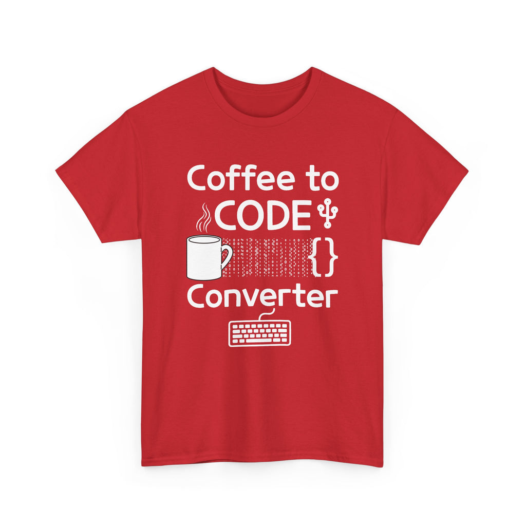 Coffee Mug Minimalist Tee — Small Line Art Cup Graphic T‑Shirt