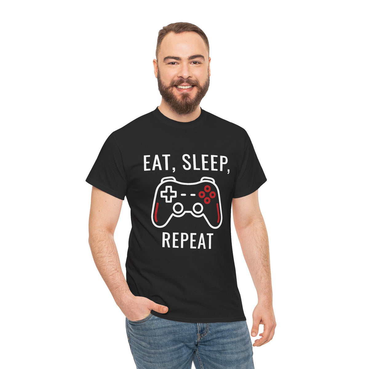 Eat, Sleep, Repeat Gamer T-Shirt