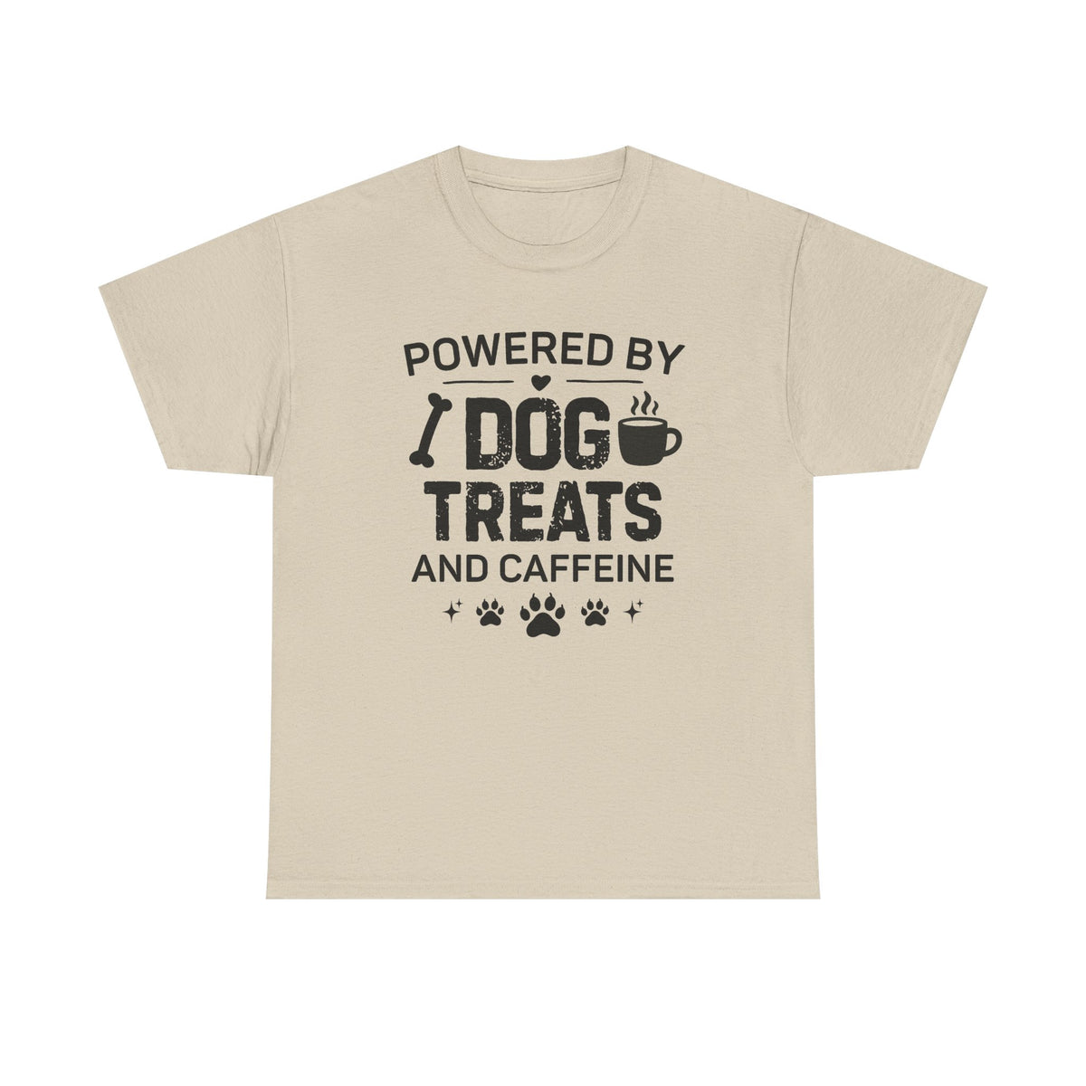 Dog Treats & Caffeine T‑Shirt — Funny Dog Lover Tee