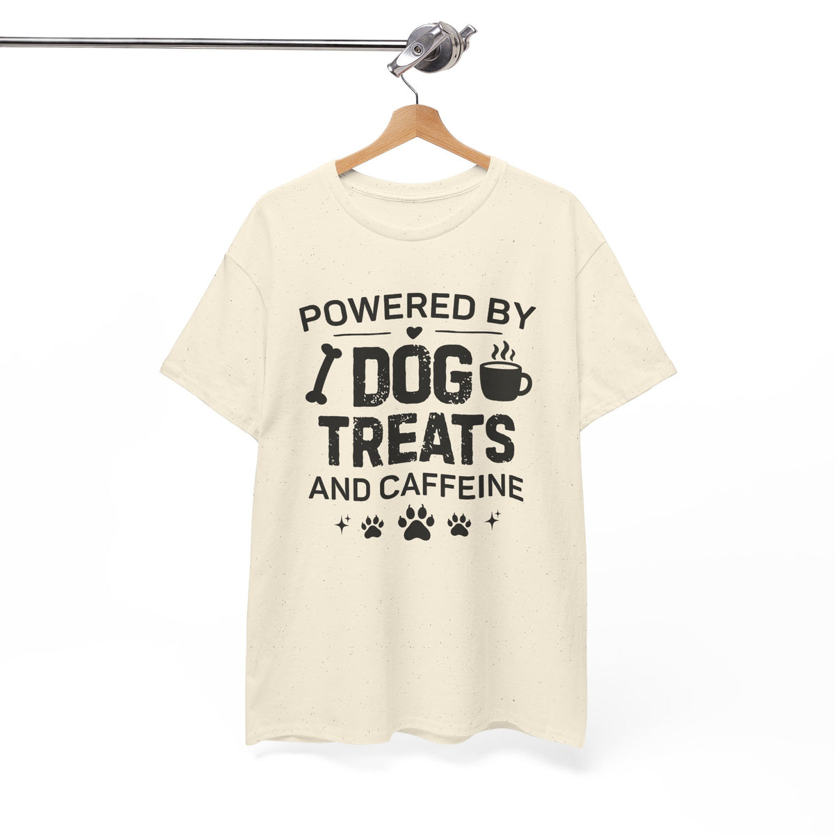 Dog Treats & Caffeine T‑Shirt — Funny Dog Lover Tee