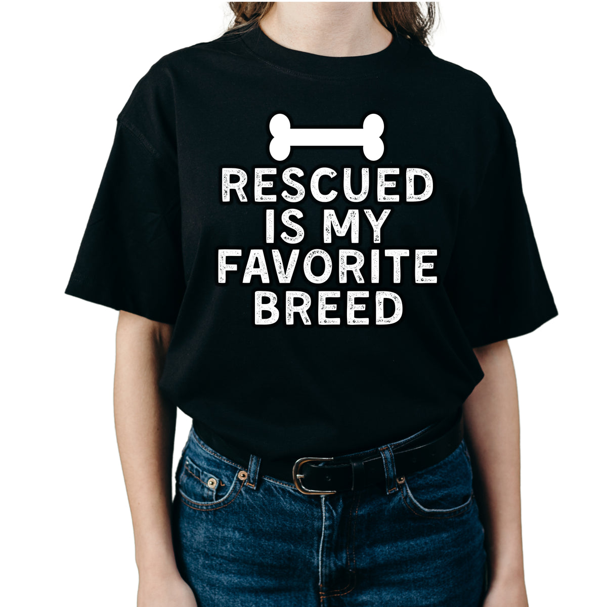 Rescued Is My Favorite Breed T-Shirt