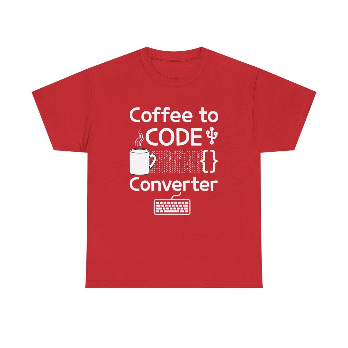 Coffee Mug Minimalist Tee — Small Line Art Cup Graphic T‑Shirt
