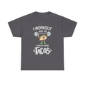 Taco Weightlifter T‑Shirt — Cute Fitness Taco Graphic Tee