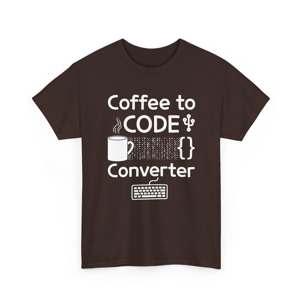 Coffee Mug Minimalist Tee — Small Line Art Cup Graphic T‑Shirt