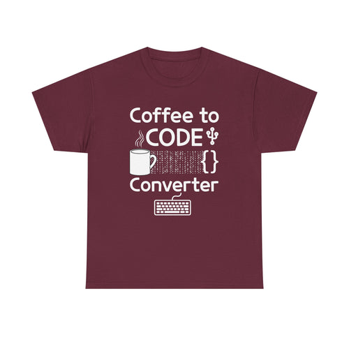 Coffee Mug Minimalist Tee — Small Line Art Cup Graphic T‑Shirt
