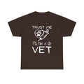 Vet T-Shirt "Trust Me I'm a Vet" – Cute Paw & Syringe Veterinary Tee