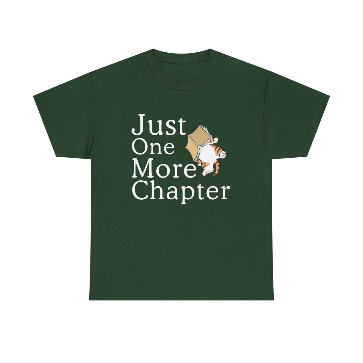 Just One More Chapter T-Shirt — Book Lover Reading Tee