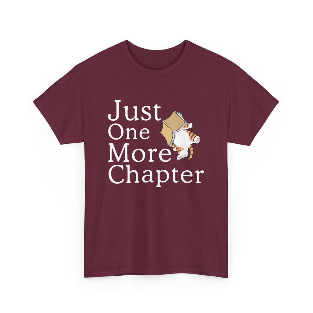 Just One More Chapter T-Shirt — Book Lover Reading Tee