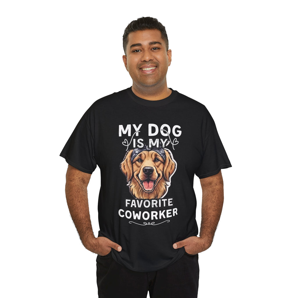My Dog Is My Favorite Coworker T‑Shirt — Funny Dog Lover Tee