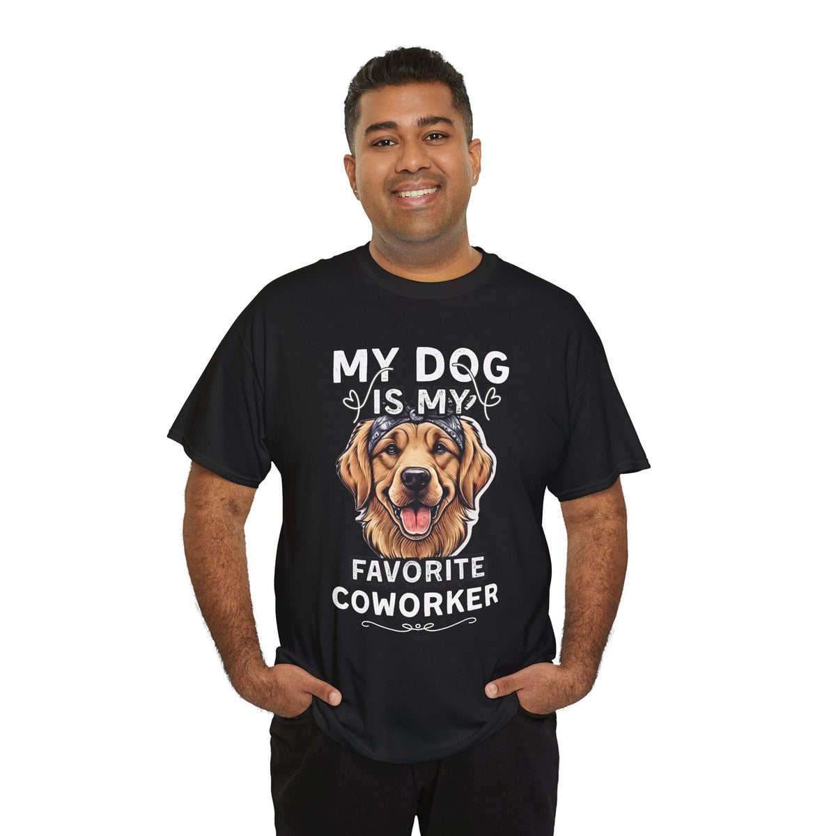 My Dog Is My Favorite Coworker T‑Shirt — Funny Dog Lover Tee
