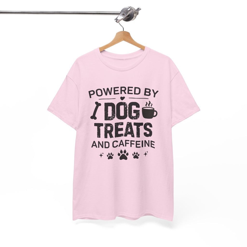 Dog Treats & Caffeine T‑Shirt — Funny Dog Lover Tee