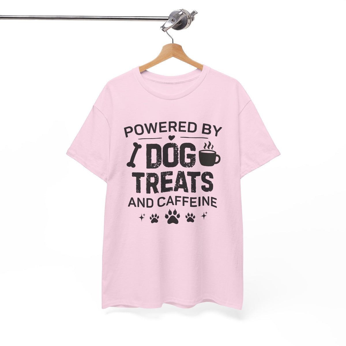 Dog Treats & Caffeine T‑Shirt — Funny Dog Lover Tee