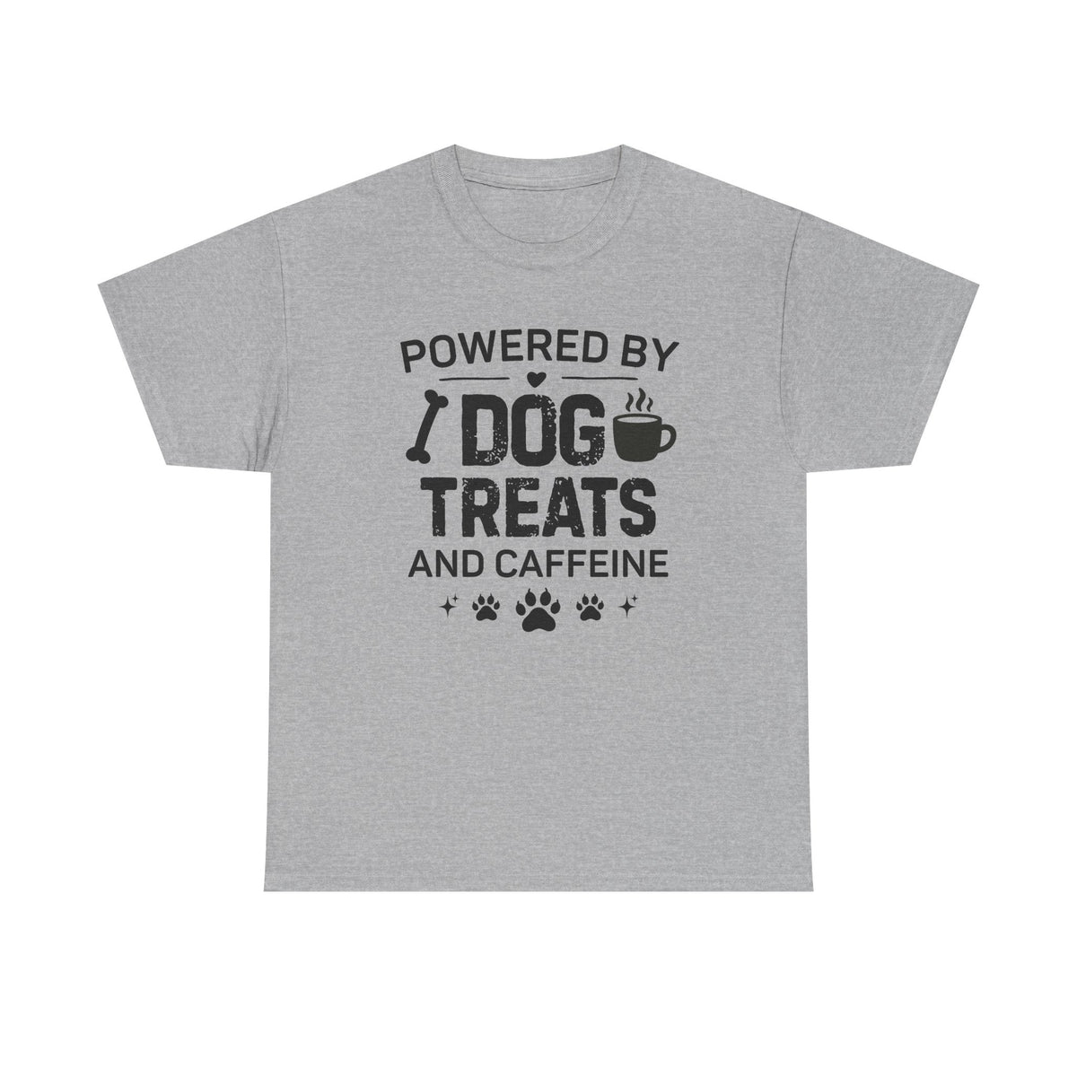 Dog Treats & Caffeine T‑Shirt — Funny Dog Lover Tee