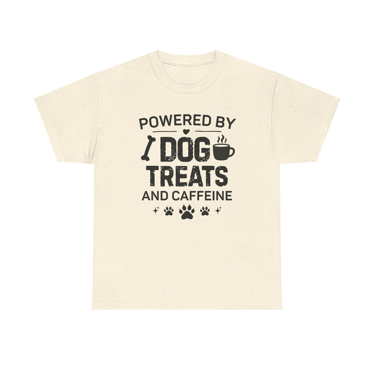 Dog Treats & Caffeine T‑Shirt — Funny Dog Lover Tee